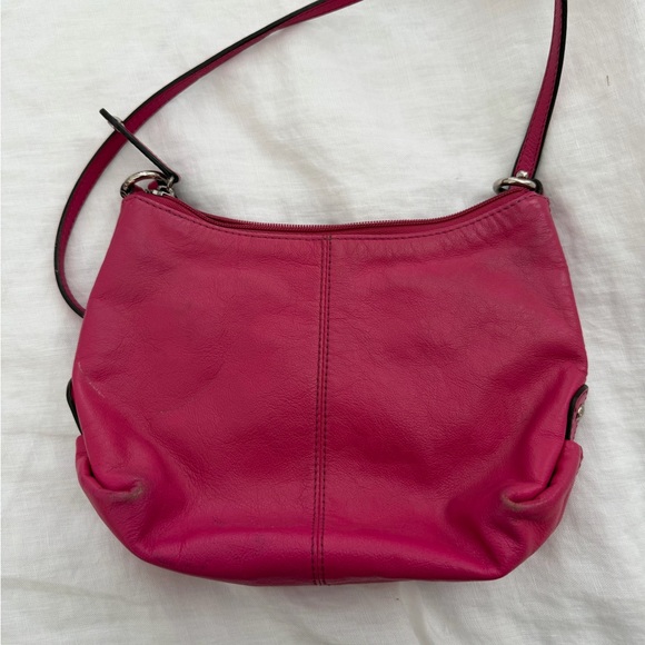 Coach Pink Leather Bag - Picture 4 of 6